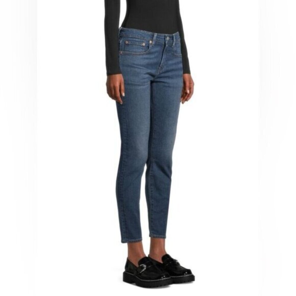 Denimist Fern Relaxed Skinny Jeans Blue — Size 28